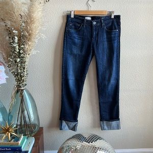 AG The Stevie Cuff Dark Jeans
